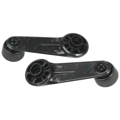 Front or Rear Black Window Crank Handles Pair for Hilux LN65 YN65 YN67 83~88