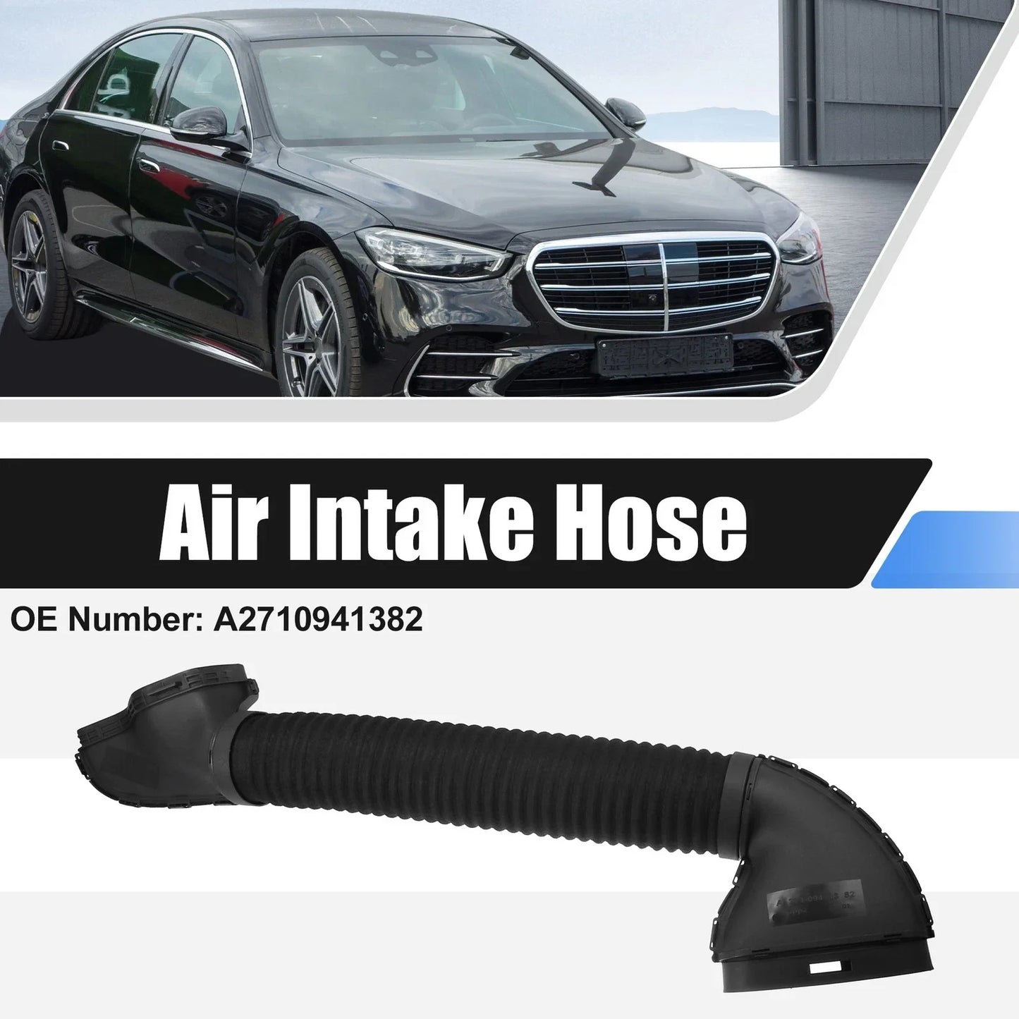 Air Intake Hose Tube for Mercedes-Benz SLK200 KOMPRESSOR 2004-2011 Black