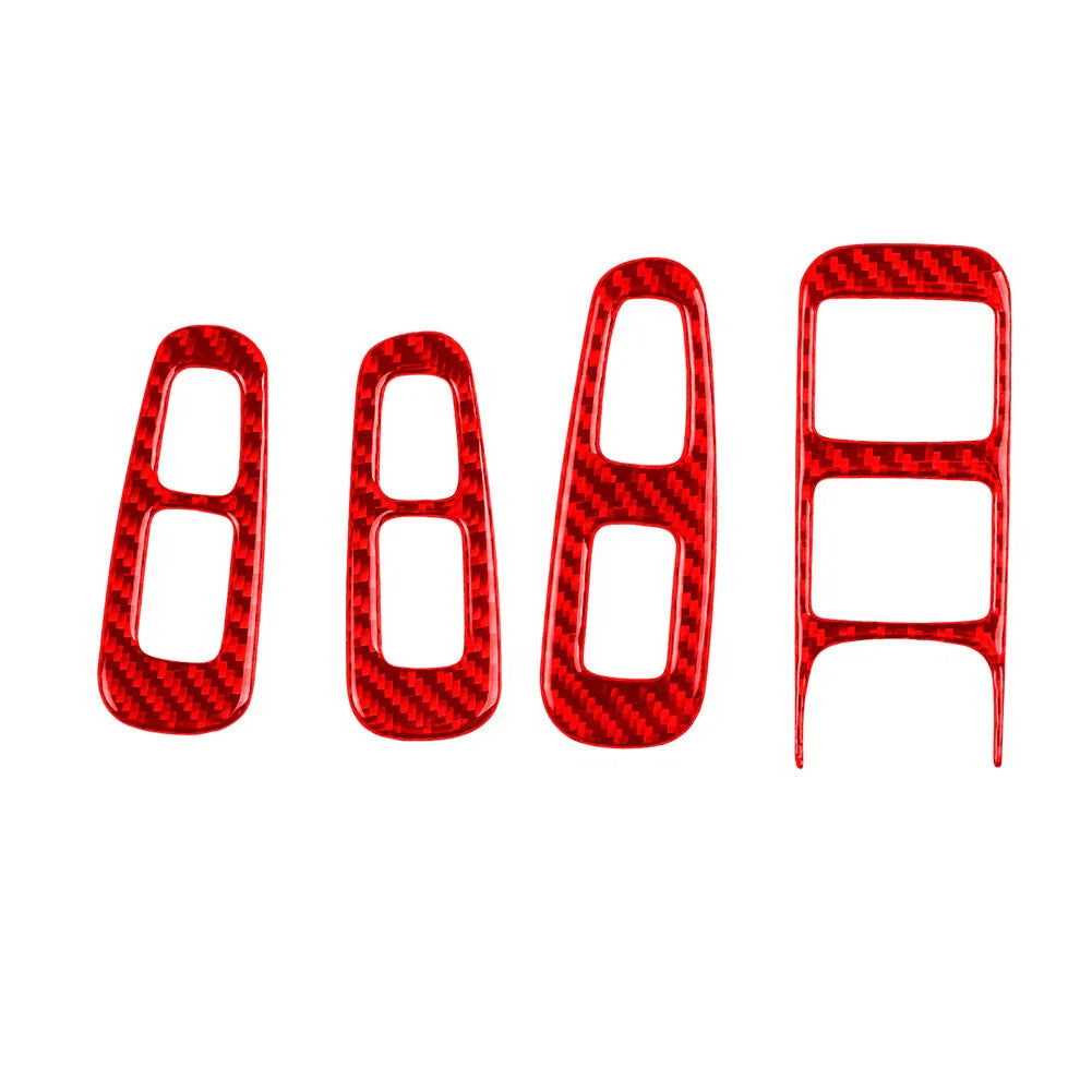 Window Lift Switch Cover Trim for Kia Stinger (2018-2023) Red