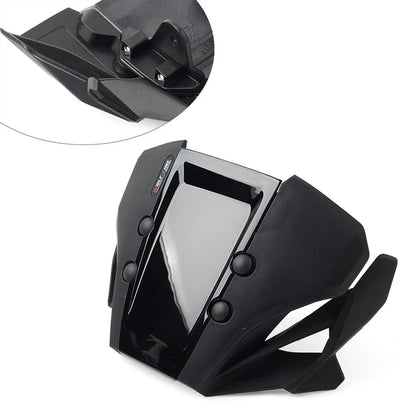 Black Motorcycle Front Windshield Visor for Honda CB650R (2019-2023)