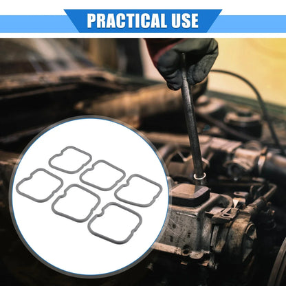 6 Pcs Valve Cover Gaskets for Dodge Ram (1989-1998) Rubber Gray