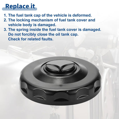 Locking Gas Cap Fuel Tank Cover with Keys for Mercedes Benz