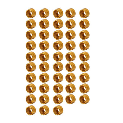 48X Gold Engine Bolt Topper Caps for Harley Twin Cam Touring Dyna Road Glide