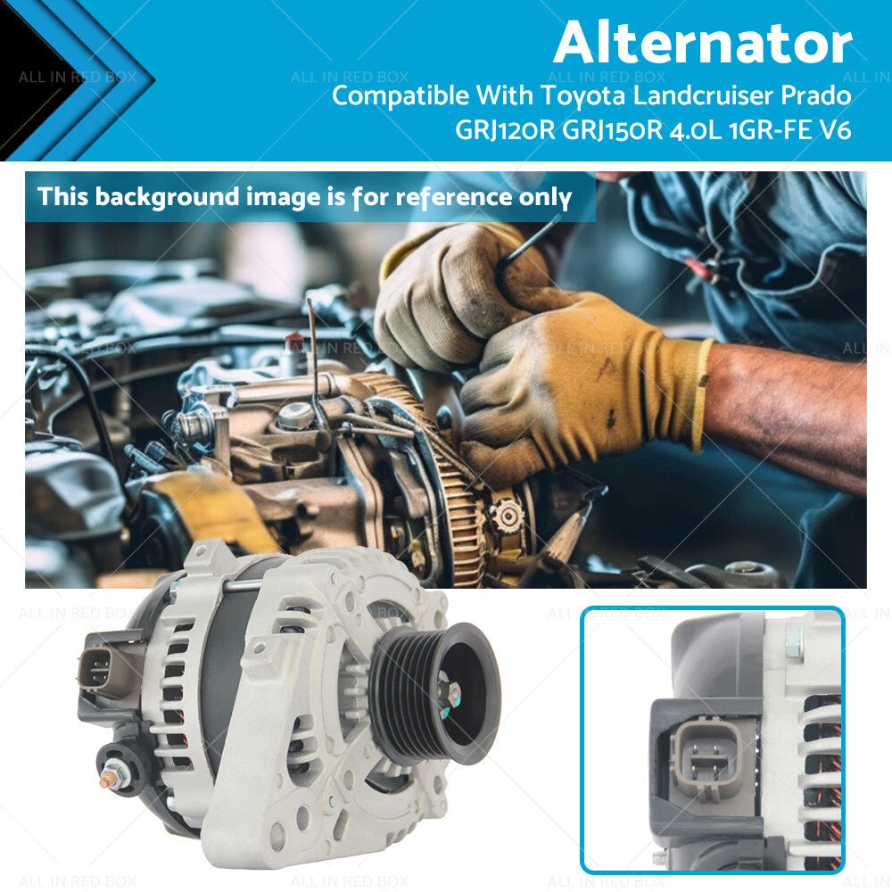 Alternator for Toyota Landcruiser Prado Hilux GRJ120R 4.0 1GR-FE (03-09)