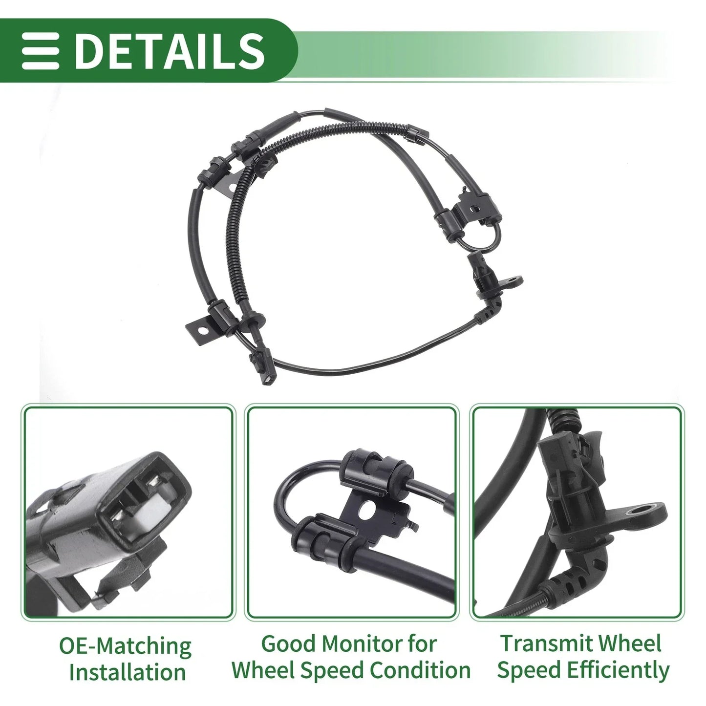 ABS Wheel Speed Sensor for Hyundai Tucson Left Front (2005-2010)