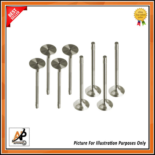 Exhaust Valve Set of 8 for Audi Seat VW 1.4 TSI CAXA (2011–2018)