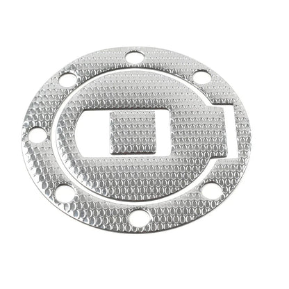 Silver Gas Tank Cap Cover Decal for Yamaha XJR400 1200 1300 (1994-2007)