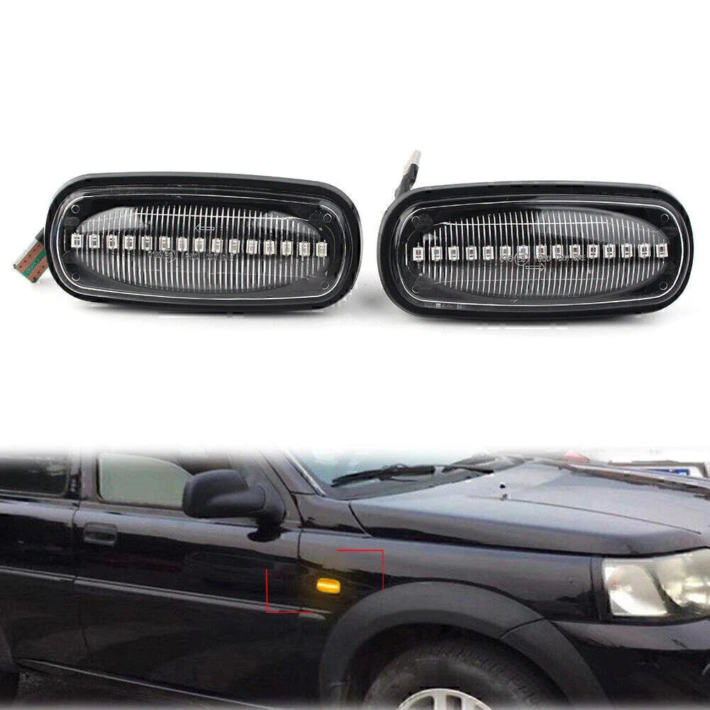 Dynamic LED Sequential Side Marker Amber Light for Land Rover Discovery Defender