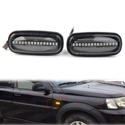 Dynamic LED Sequential Side Marker Amber Light for Land Rover Discovery Defender