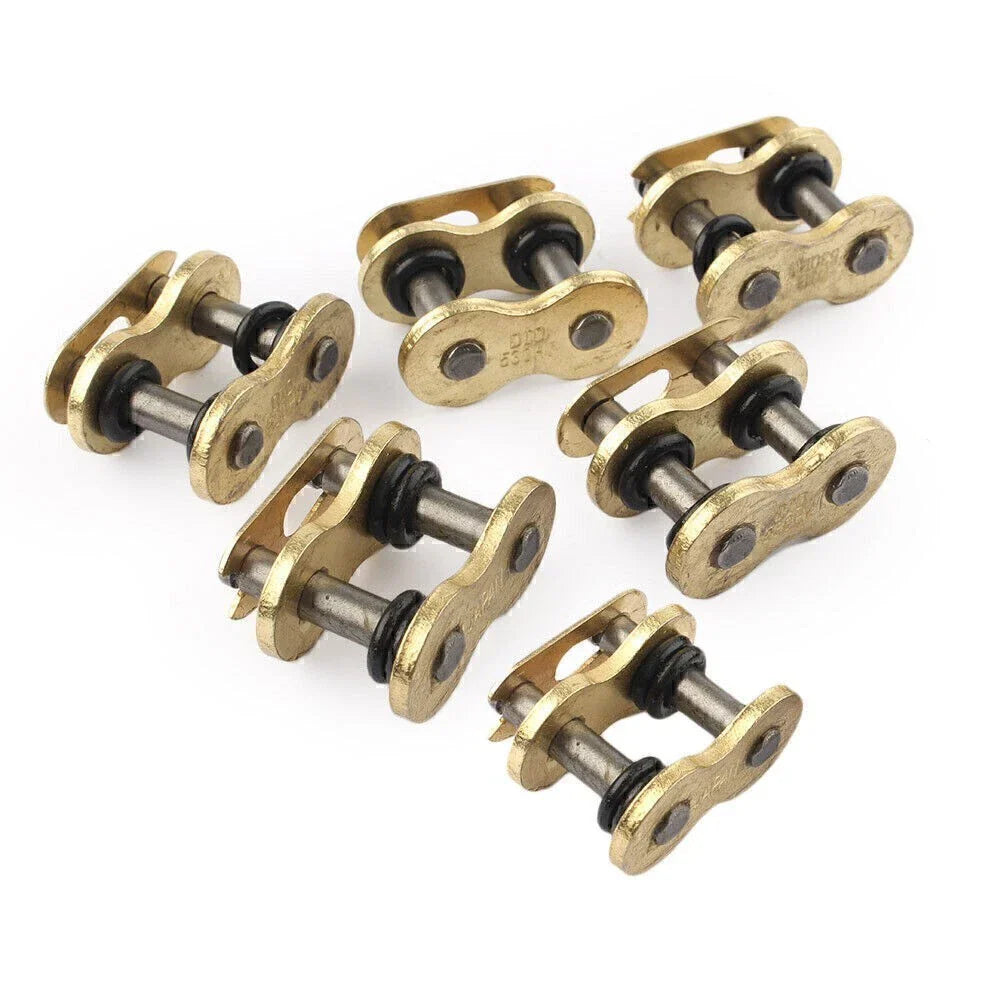 6PCS Master Chain Connector Link w/ O-rings for Motorcycle Dirt Pit Bike