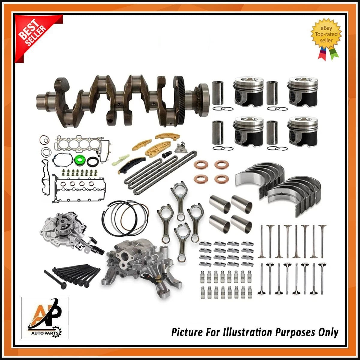 Crankshaft Engine Rebuild Parts for Land Rover Range Rover 2.0 TD4 (2013–2021)