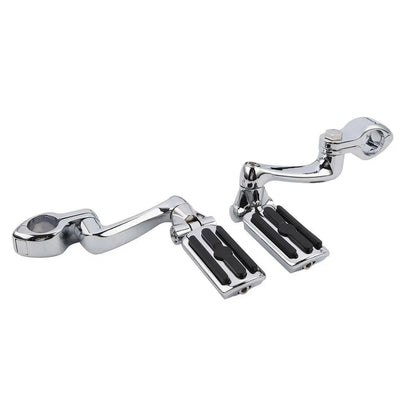 32mm Footpegs 360° Adjustable Long Mount Clamp 1-1/4in for Highway Bars
