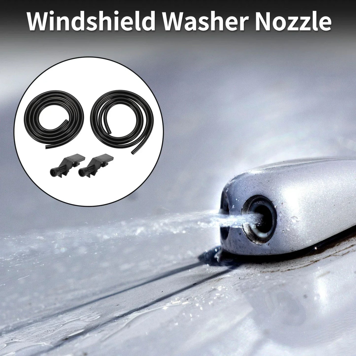 Windshield Washer Nozzle & Fluid Hose for Honda HR-V (2016-2023)