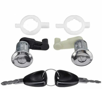 Car Door Lock Barrel Cylinder Kit for Renault Megane Clio 2 (2003-2012)