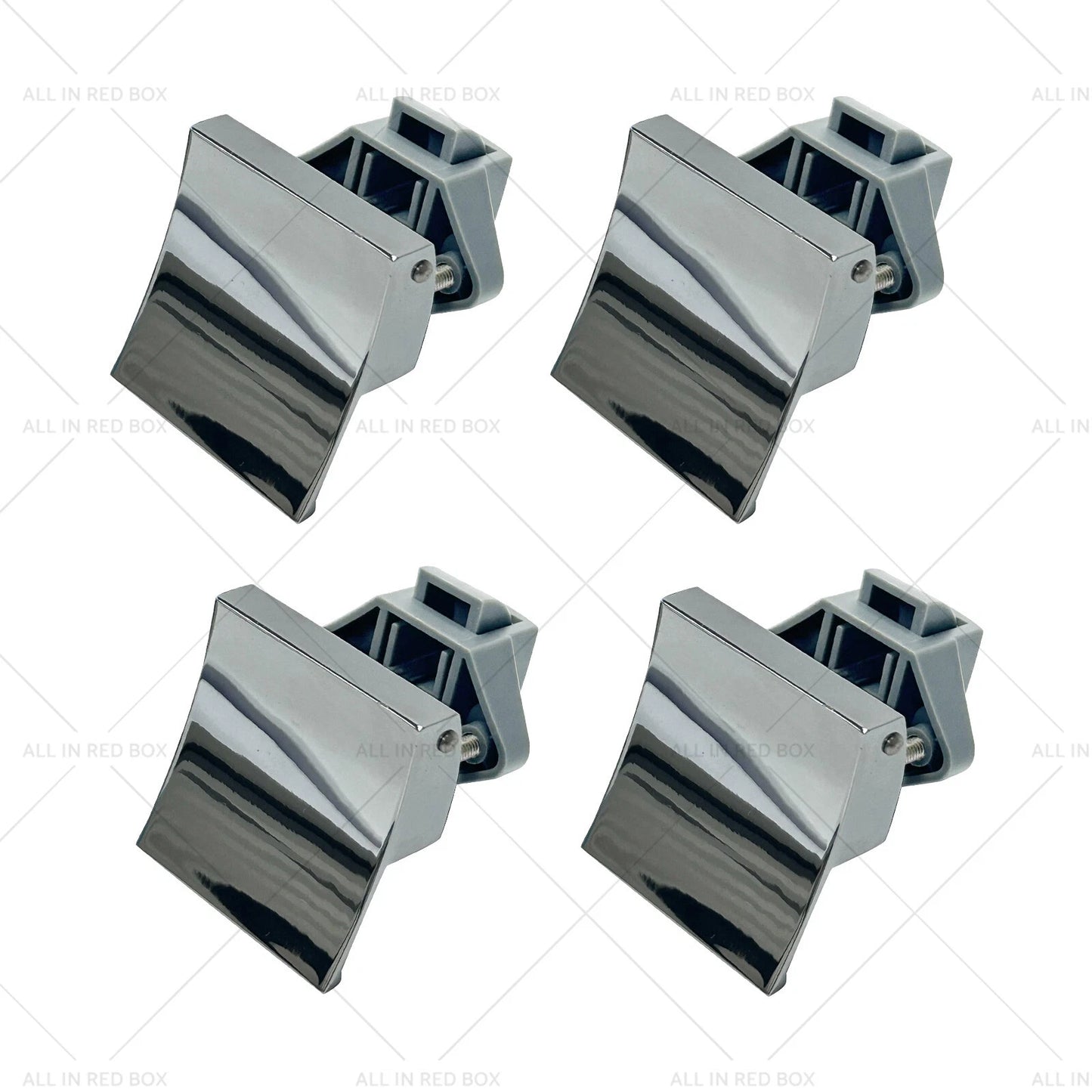 4 x Door Handle Push Locks for Caravan RV Marine Cupboard Latch Knob