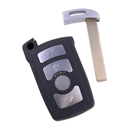 4 Button Car Key Shell Case for BMW 745i 745Li 750i 750Li 760i 760Li (2002-2008)
