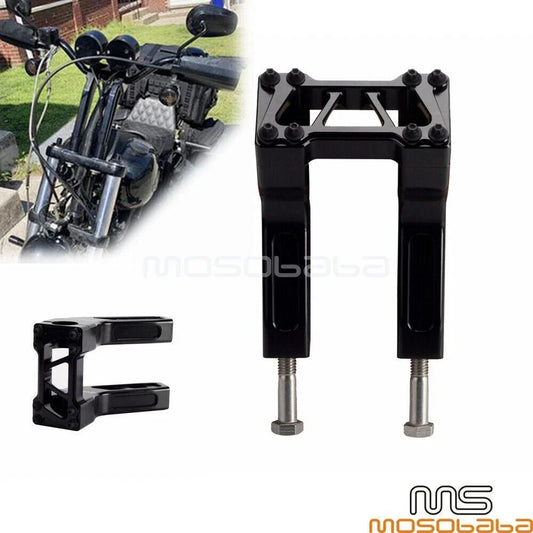 1-1/8" Handlebar Pullback Riser 6" for Harley Sportster Dyna Softail