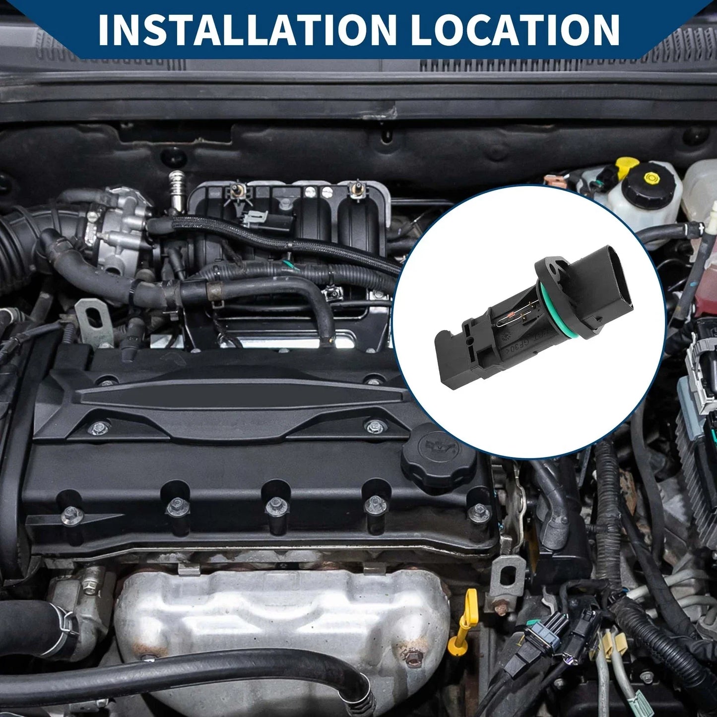Mass Air Flow Sensor for Mercedes Benz C-Class Coupe (2001-2007)