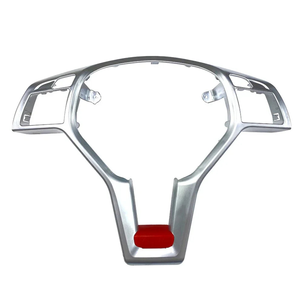 Steering Wheel Frame Trim Cover Silver for Mercedes A C E SLK CLA CLS GLA