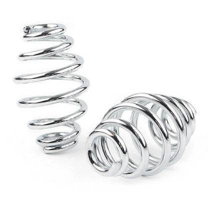 3" Barrel Coiled Solo Seat Springs for Harley Chopper Bobber Softail