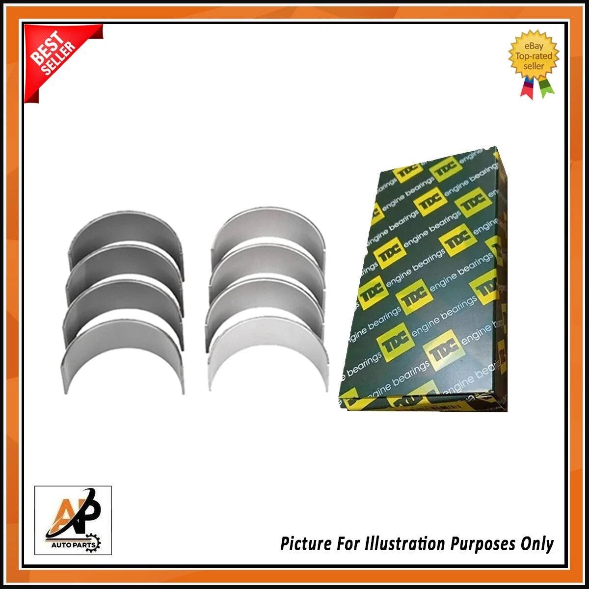 Big End Conrod Bearings 0.25 Replacement for Audi A3 1.2 TSI (2013–2020)