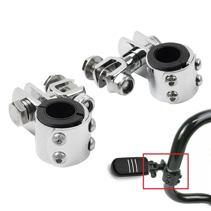 Highway Bar Foot Pegs Mount Clamps for Harley (1" 1.25")