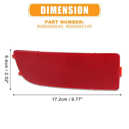 Front Bumper Reflector for Mercedes-Benz Sprinter 250 350 (2006-2016)