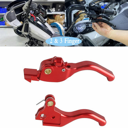 Handlebar Hand Brake Clutch Levers for Harley Touring Road Glide CVO (2014-2023)