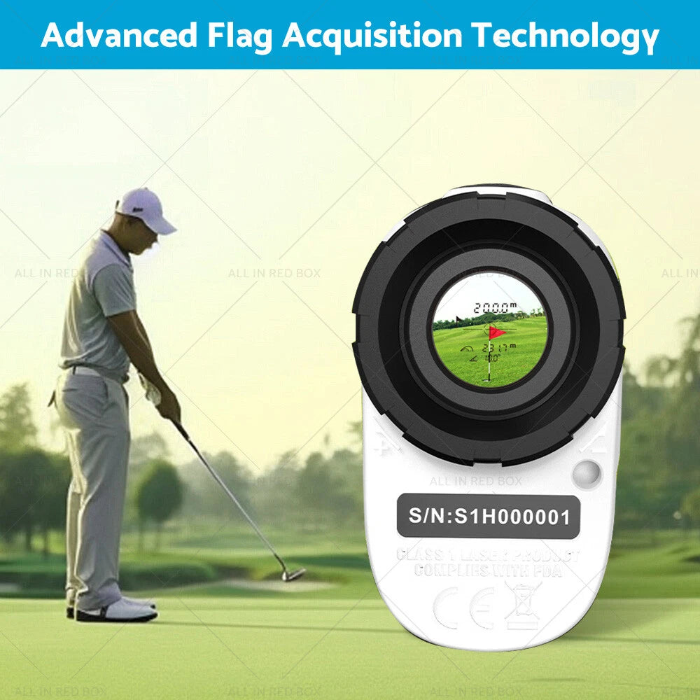 600M Laser Golf Range Finder with Slope Compensation for Golfers