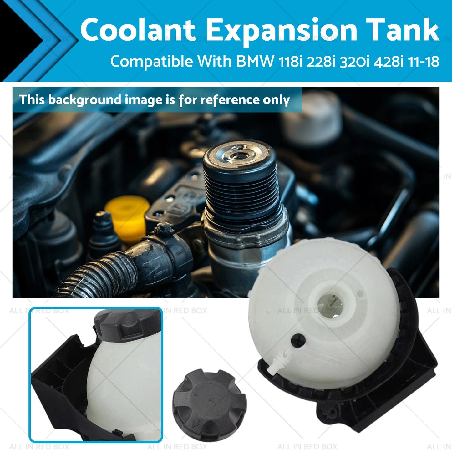 Coolant Expansion Tank for BMW 118i 228i 320i 428i (2007-2019)