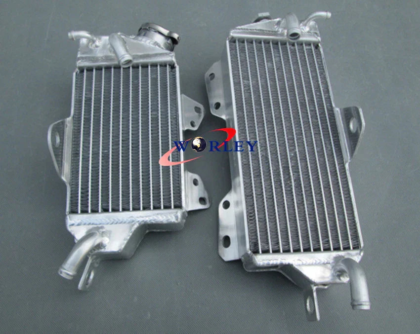 Aluminum Radiator & Silicone Hose for Kawasaki KX125 KZ125 (1990-1991)