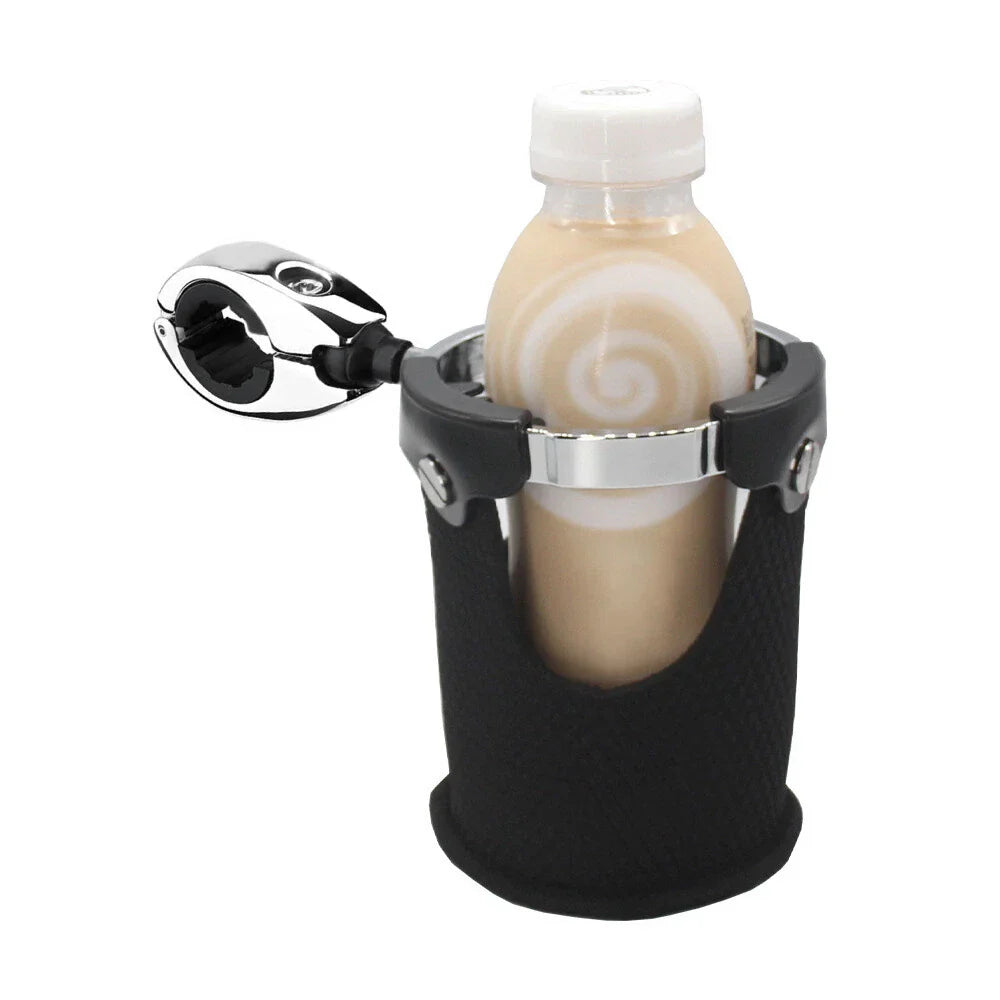 Universal Motorcycle Handlebar Cup Holder Cradle Basket Cage Bracket