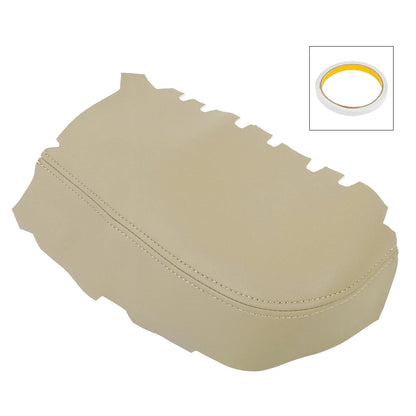 Beige Microfiber Leather Door Panel Armrest Covers for Honda Pilot (2009-2013)