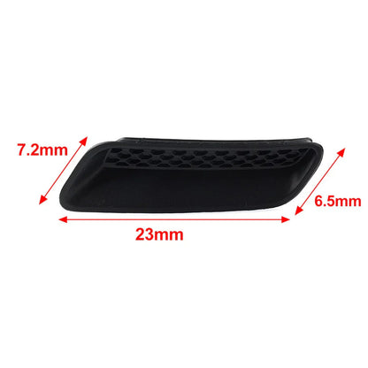 Left Side Hood Vent Bezel Grille Cover Black for Dodge Ram 1500 2500 3500 (2002-2023)