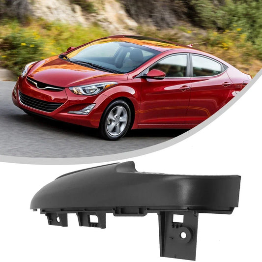 1x Left Driver Side Rear Mirror Base Plate Cover Black Cap for Mazda 3