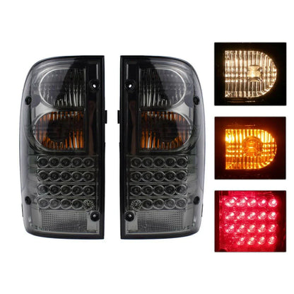 LED Tail Lights Assembly Smoke Lens Fits 1998-2004 Toyota Hilux LN145 LN147 Ute