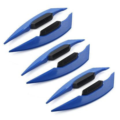 Blue Fairing Winglets Side Spoiler Deflector Air Wings for Universal Motorcycle