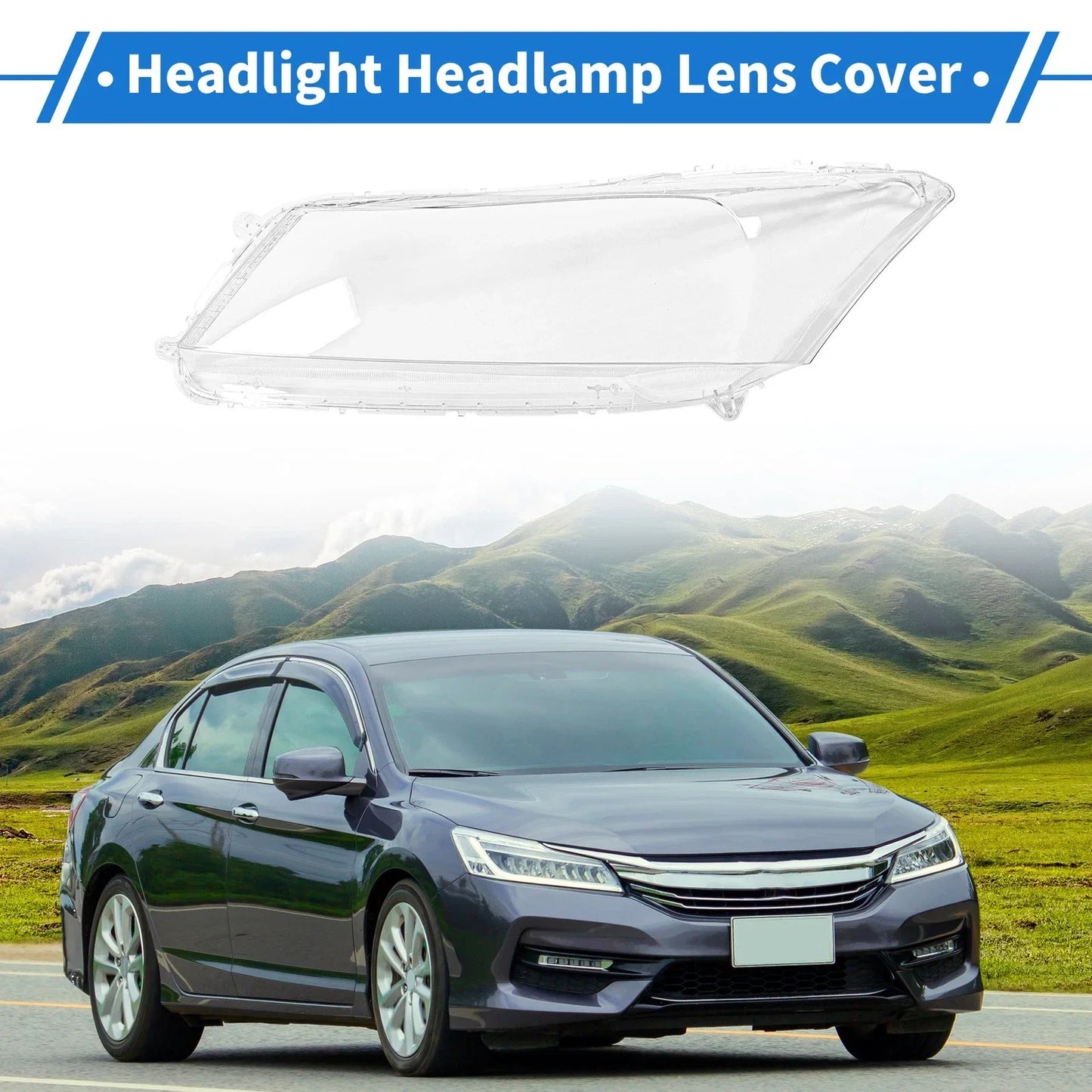 Car Front Left Headlight Lens Cover for Honda Accord (2008-2012)