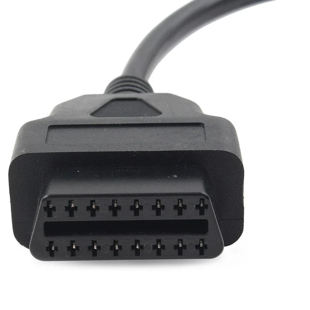 6 Pin to 16 Pin OBD2 Diagnostic Cable Adapter for Honda Motorcycle