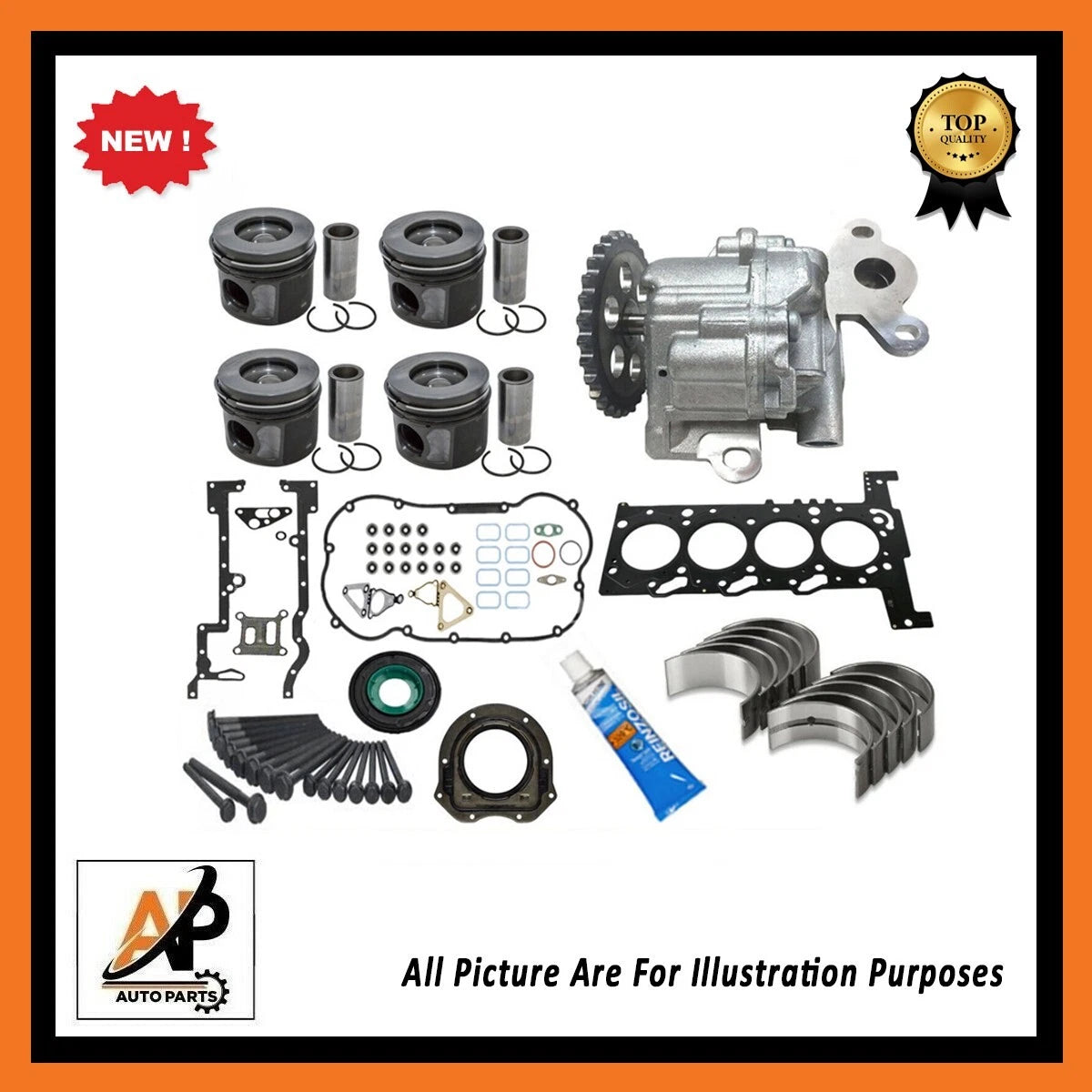 Engine Rebuild Kit Heavy Duty for Ford Transit 2.2 TDCi FWD (2011–2018)