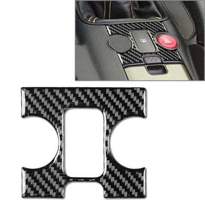 Hazard Light Button Cover Trim for Honda S2000 (2004-2009) Carbon Fiber Black