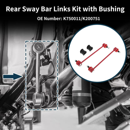 Rear Stabilizer Bar Links 2 x Bushing for Toyota Camry (2012-2023)