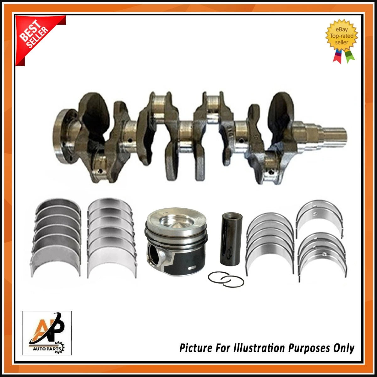 Crankshaft for Ford Peugeot Citroen 1.5L BlueHDi Diesel (2014–2020)