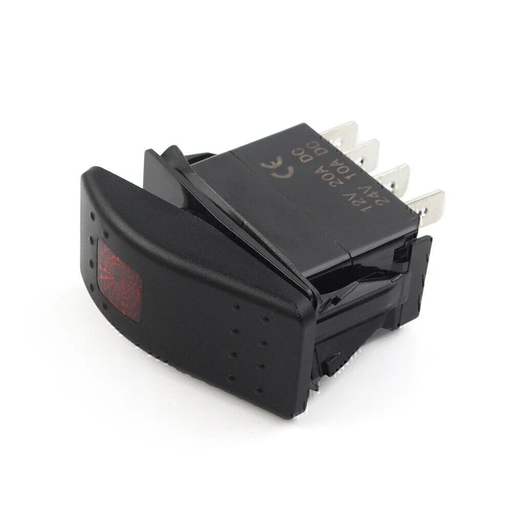 Rocker Start Stop Switch for Onan Cummins RV Generator 5 Pins Connector