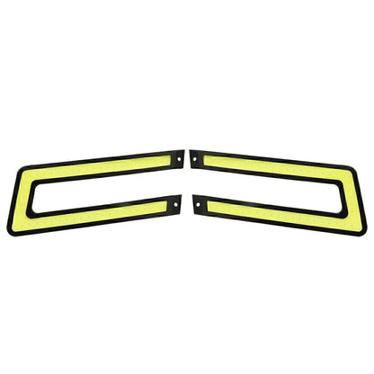 White COB DRL LED Daytime Running Lights for Universal Car Fog Lamp
