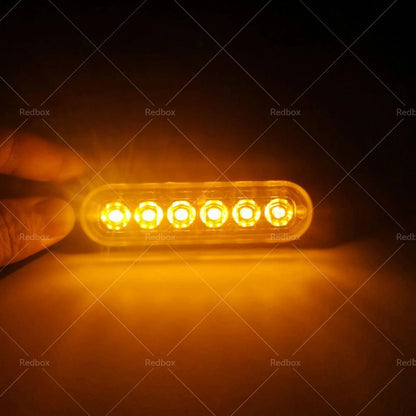 4 x LED Strobe Flash Lights for Car Truck Emergency Warning Amber