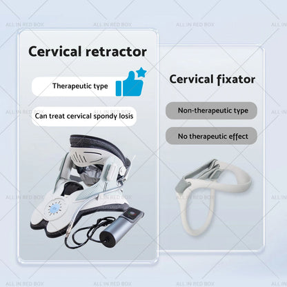 Neck Stretcher Traction Device for Neck Brace