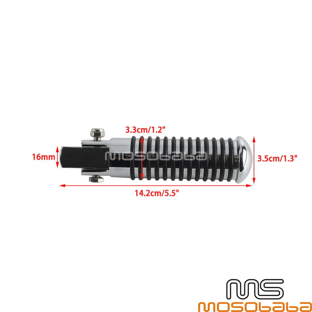 O-Ring Foot Pegs  Passenger Male Mount for Harley Dyna