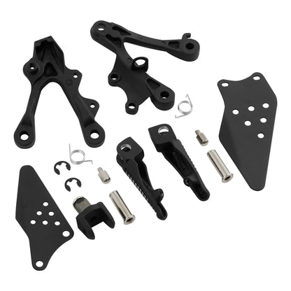 Front Footpegs Peg Footrest Bracket for Kawasaki Ninja ZX6R (2009 - 2018)