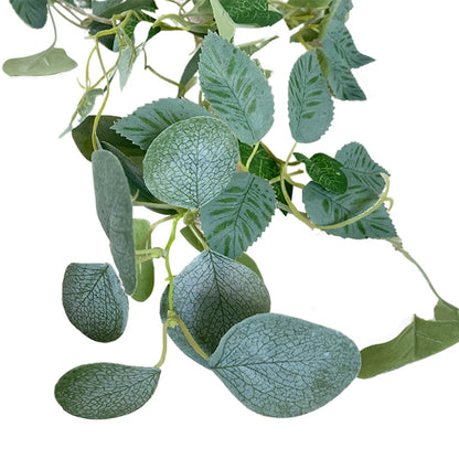 6.4Ft Artificial Lemon Garland Vine Wreath for Door & Kitchen Decor